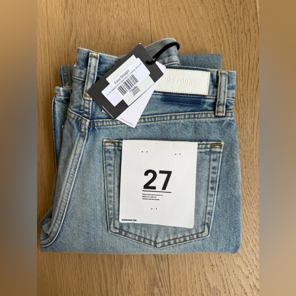 RE/DONE Easy Straight Ripped Tide /27